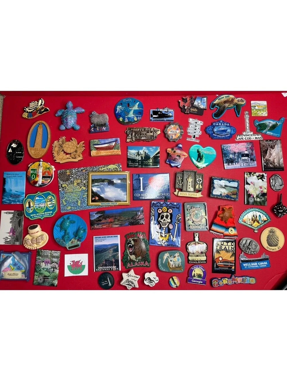 Souvenir Fridge Magnet Lot Of 65 Travel Memories Cozumel And More